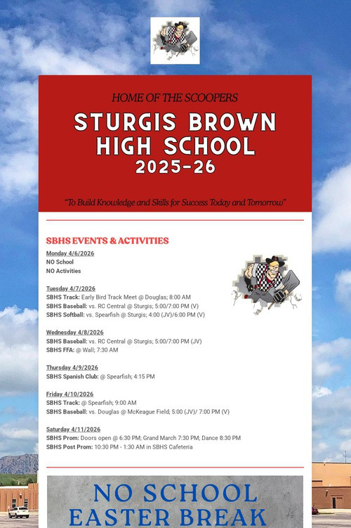 STURGIS BROWN HIGH SCHOOL