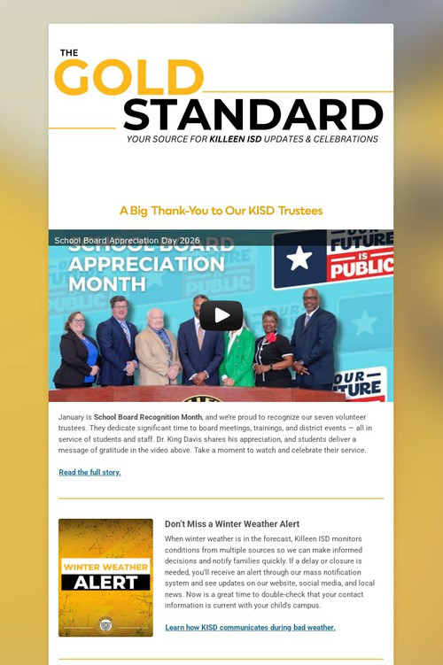 The KISD Gold Standard