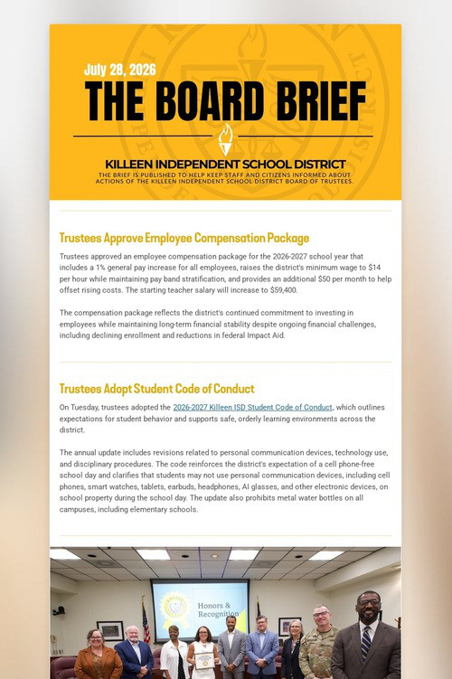 The Board Brief - July 28, 2026
