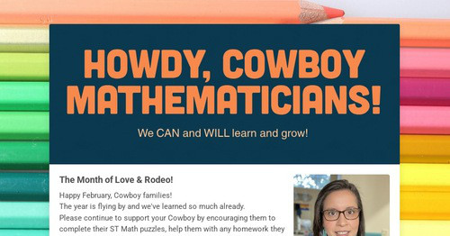 Howdy, Cowboy Mathematicians!