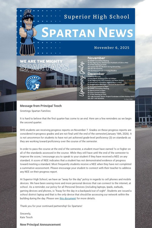 SHS Family News