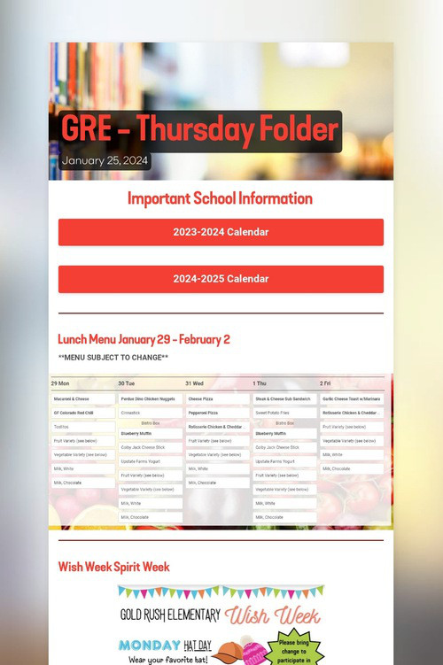 GRE - Thursday Folder