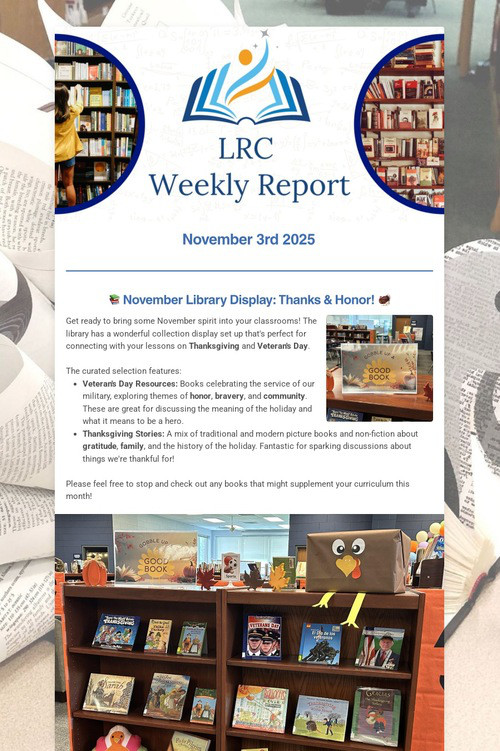 LRC Weekly Update