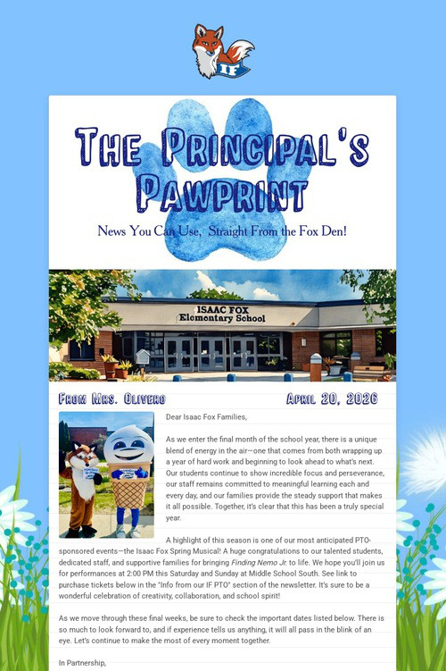 The Principal's Pawprint