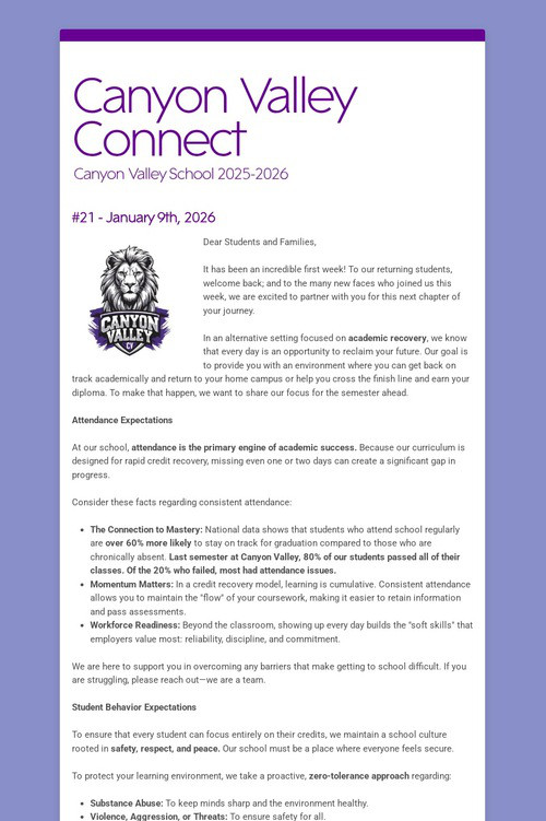 Canyon Valley Connect