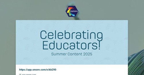Celebrating Educators!
