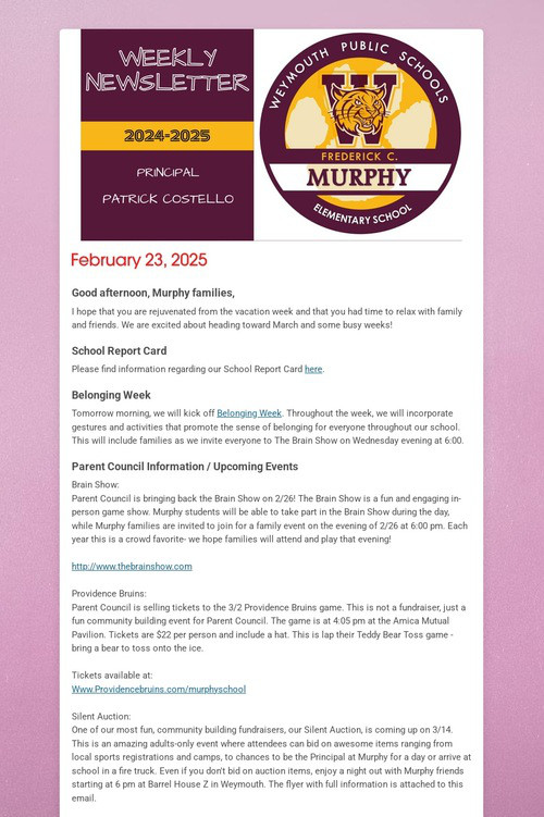 Murphy Messages