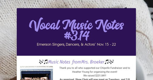 Vocal Music Notes #3.14