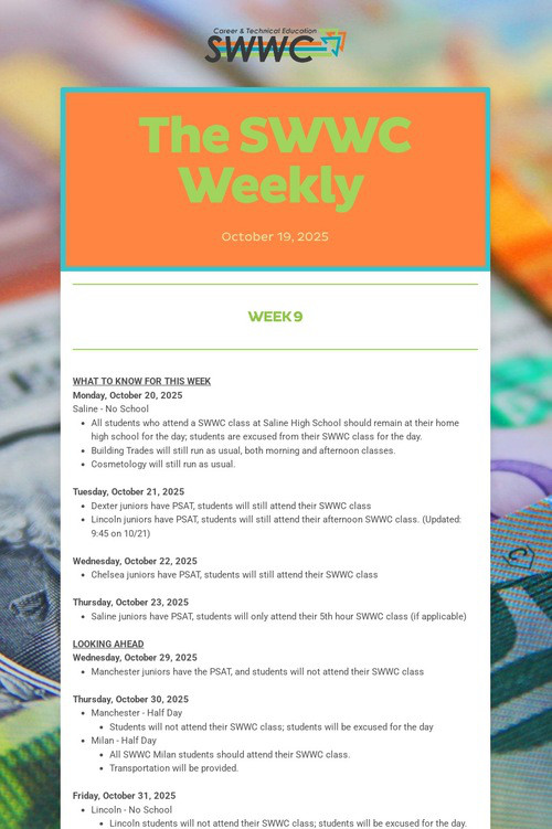 The SWWC Weekly
