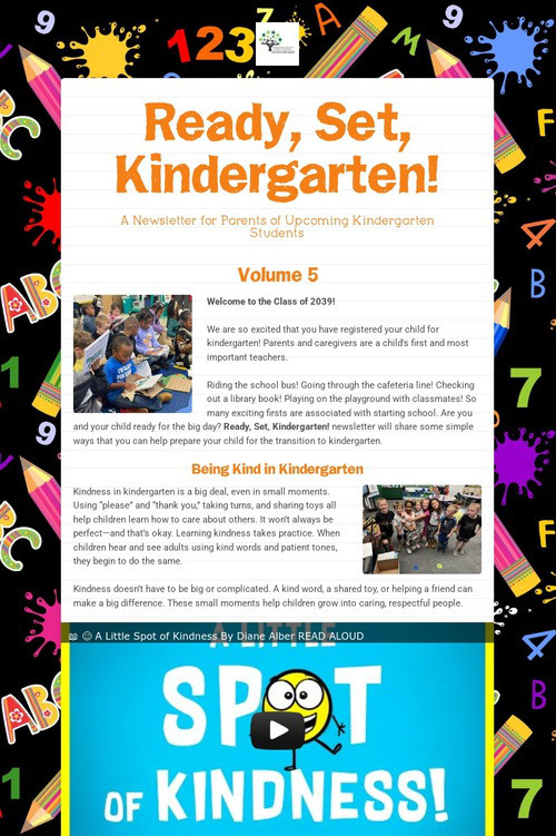 Ready, Set, Kindergarten!