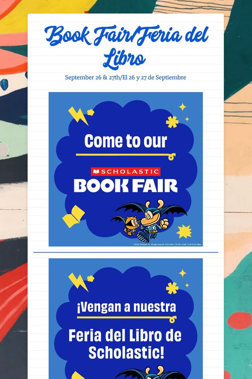Book Fair/Feria del Libro