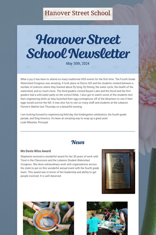 Hanover Street School Newsletter