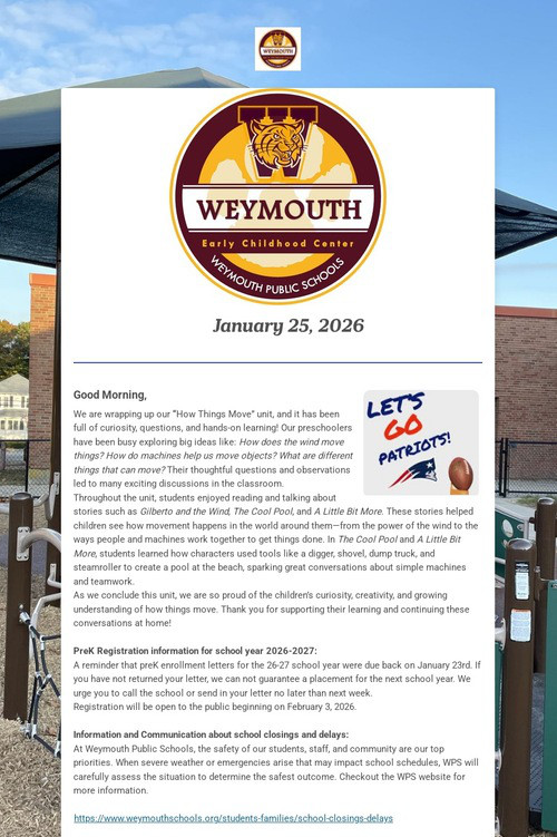 Weymouth Early Childhood Center