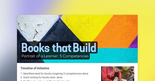 Books that Build