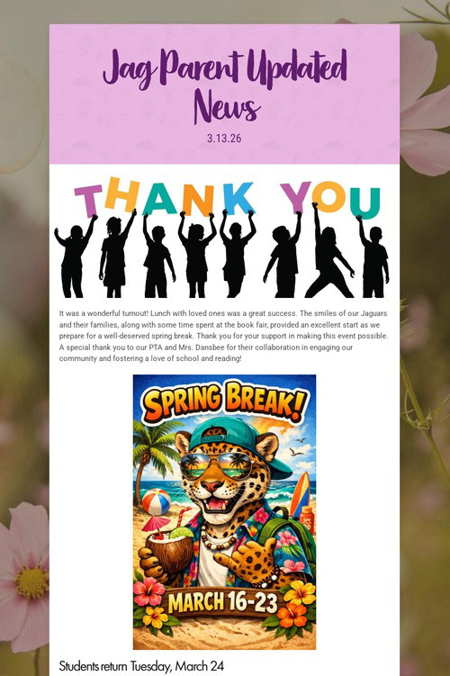 Jag Parent Updated News