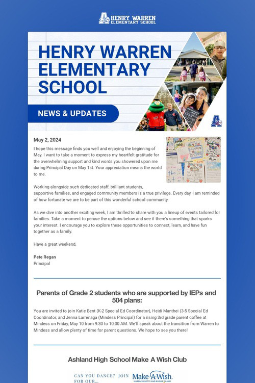 Warren School Weekly Update