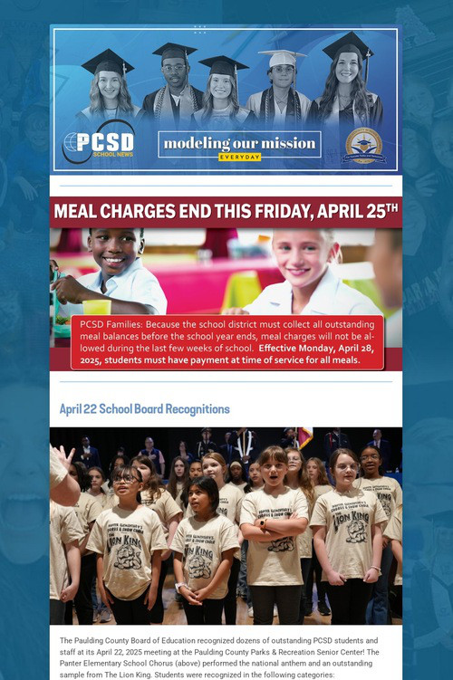 PCSD School News