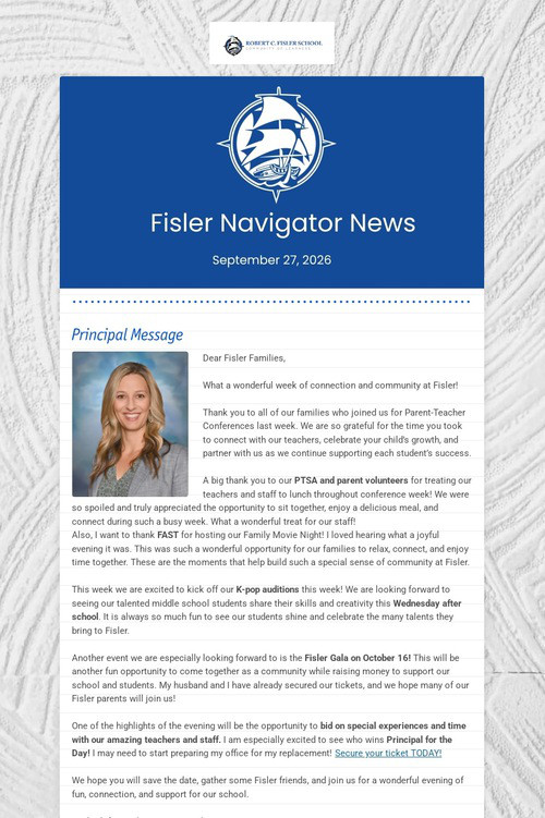 Fisler Navigator News
