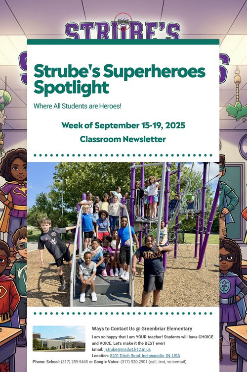 Strube's Superheroes Spotlight