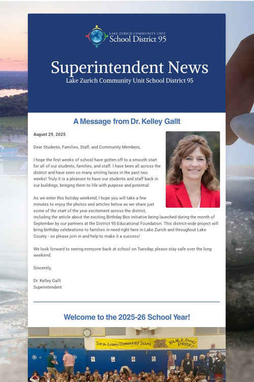 Superintendent News