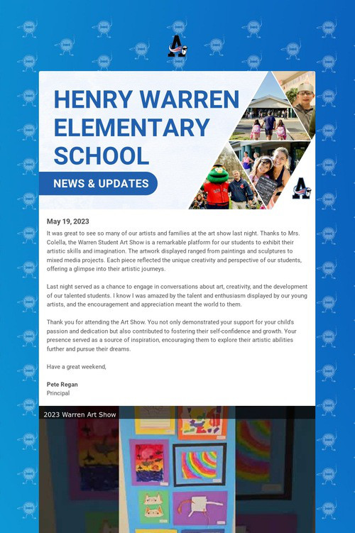 Warren School Weekly Update