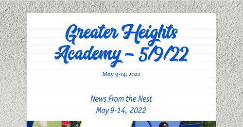 Greater Heights Academy - 5/9/22