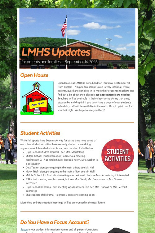 LMHS Updates