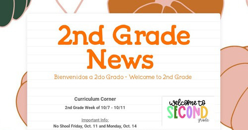 2nd Grade News