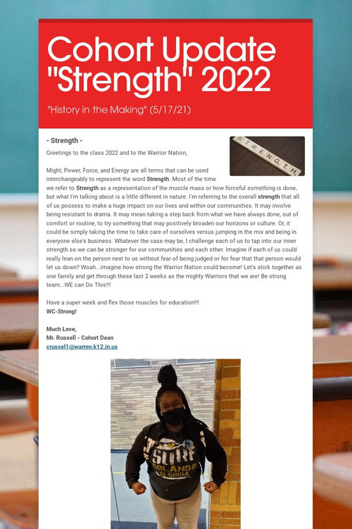 Cohort Update "Strength" 2022