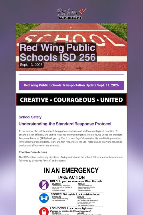 Red Wing Public Schools ISD 256