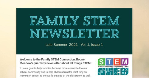 Family STEM Newsletter