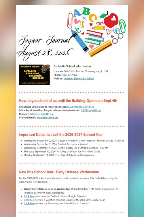 Jaguar Journal