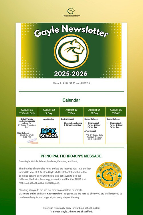 Gayle Newsletter