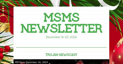 MSMS NEWSLETTER