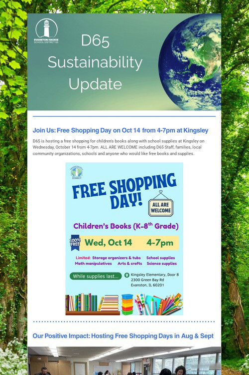 D65 Sustainability: Sept 26