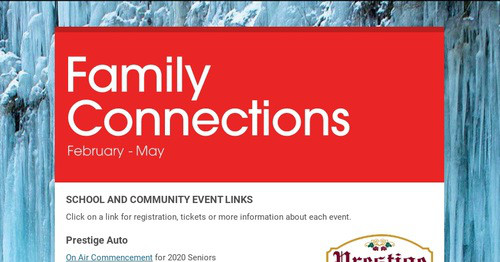 Family Connections | Smore Newsletters