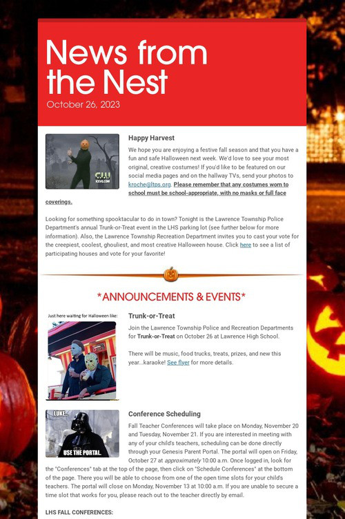 News from the Nest