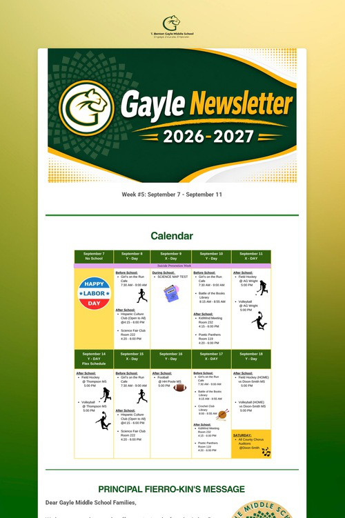 Gayle Newsletter