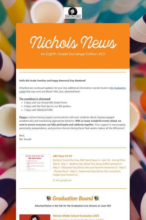 Nichols News