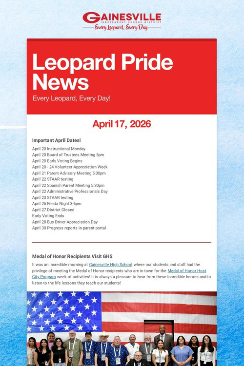 Leopard Pride News