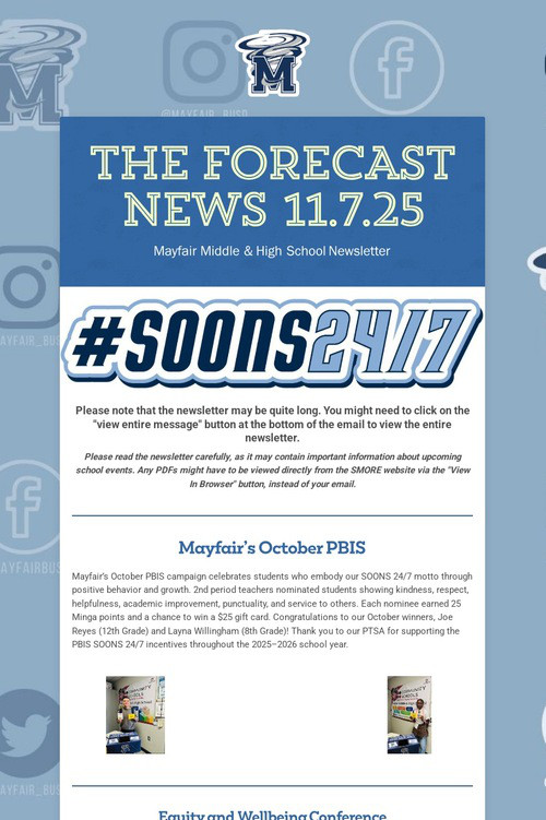 THE FORECAST News 11.7.25