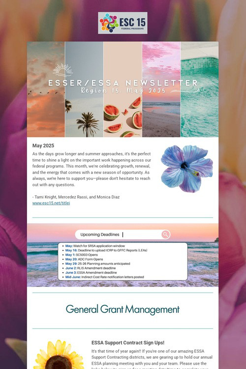 ESSA/ESSER Newsletter