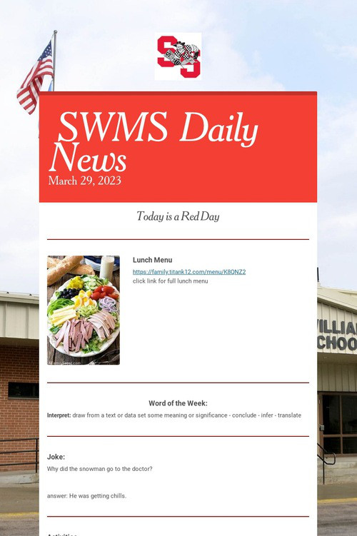 SWMS Daily News