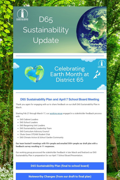 D65 Sustainability April Special