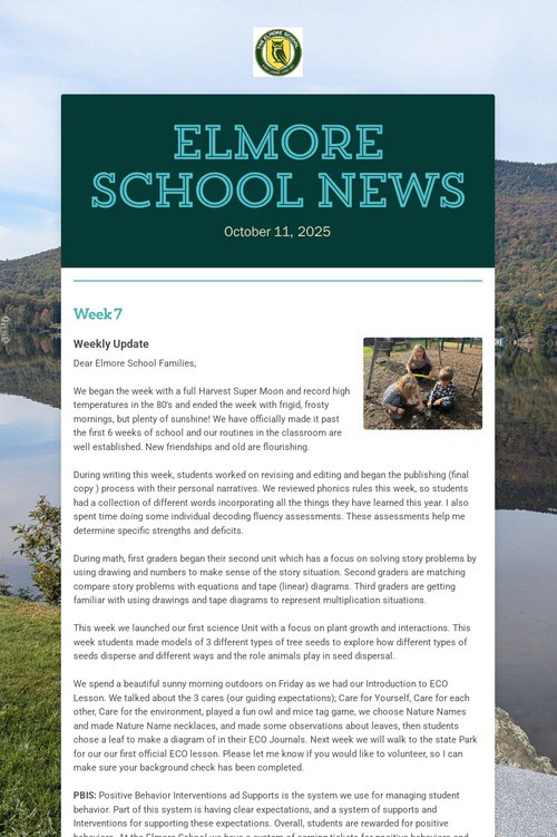ELMORE School News