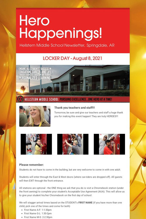Hero Happenings!