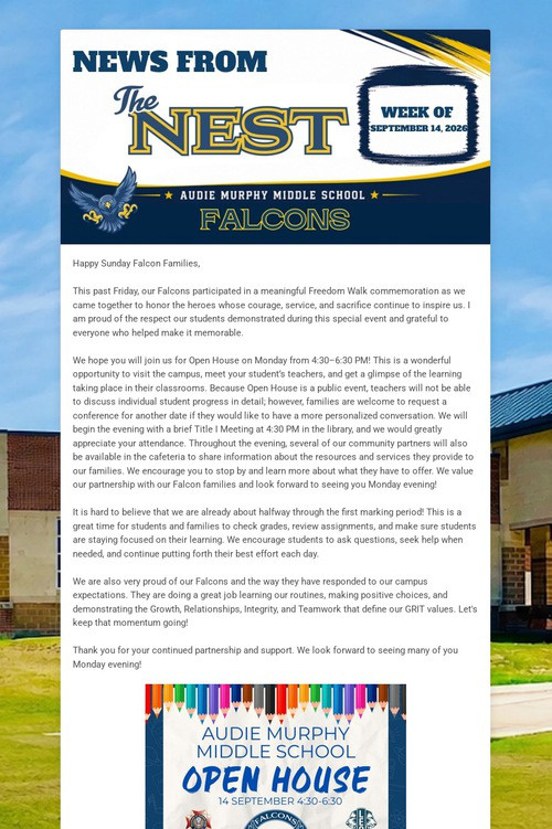 News from the Nest