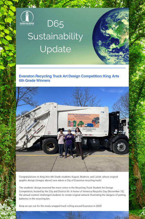 D65 Sustainability Update: Mar 25