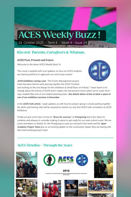 ACES Weekly Buzz !