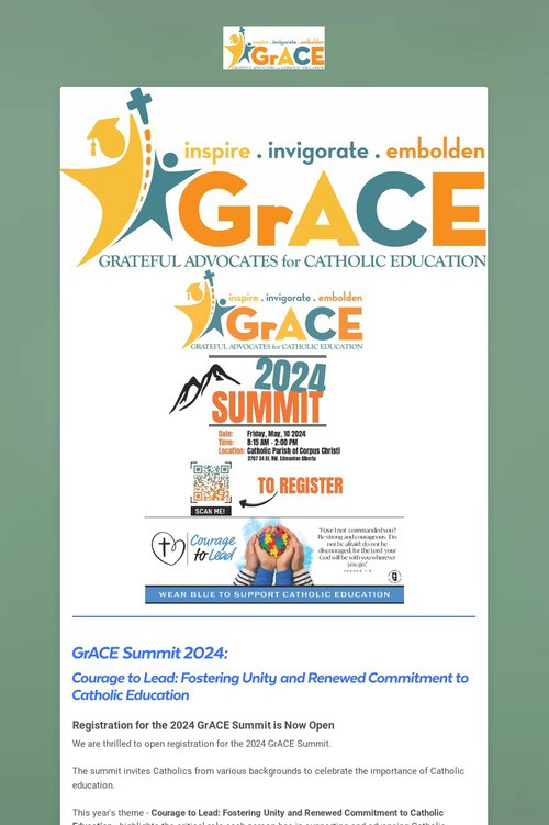 GrACE Summit 2024:Courage to Lead